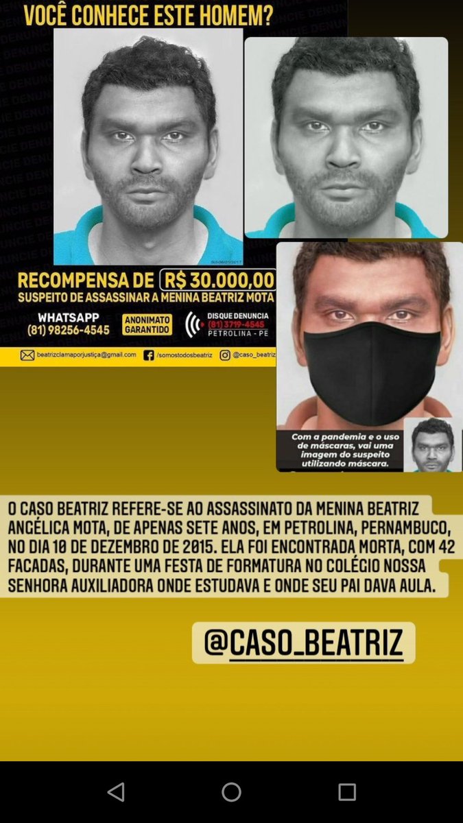 Kethillinn's tweet photo. @elpais_brasil  um pedido de ajuda, a mídia esqueceu desse caso, é só divulgar esse retrato falado, desde já agradeço https://t.co/wpYIHM5ODY