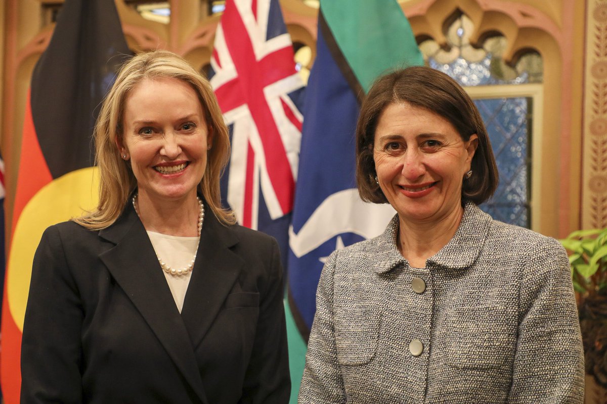 Natalie Ward on Twitter: "I am humbled to have been asked to serve as  Minister for Sport, Multiculturalism, Seniors and Veterans in the @GladysB  Government. Best birthday present ever, from the best