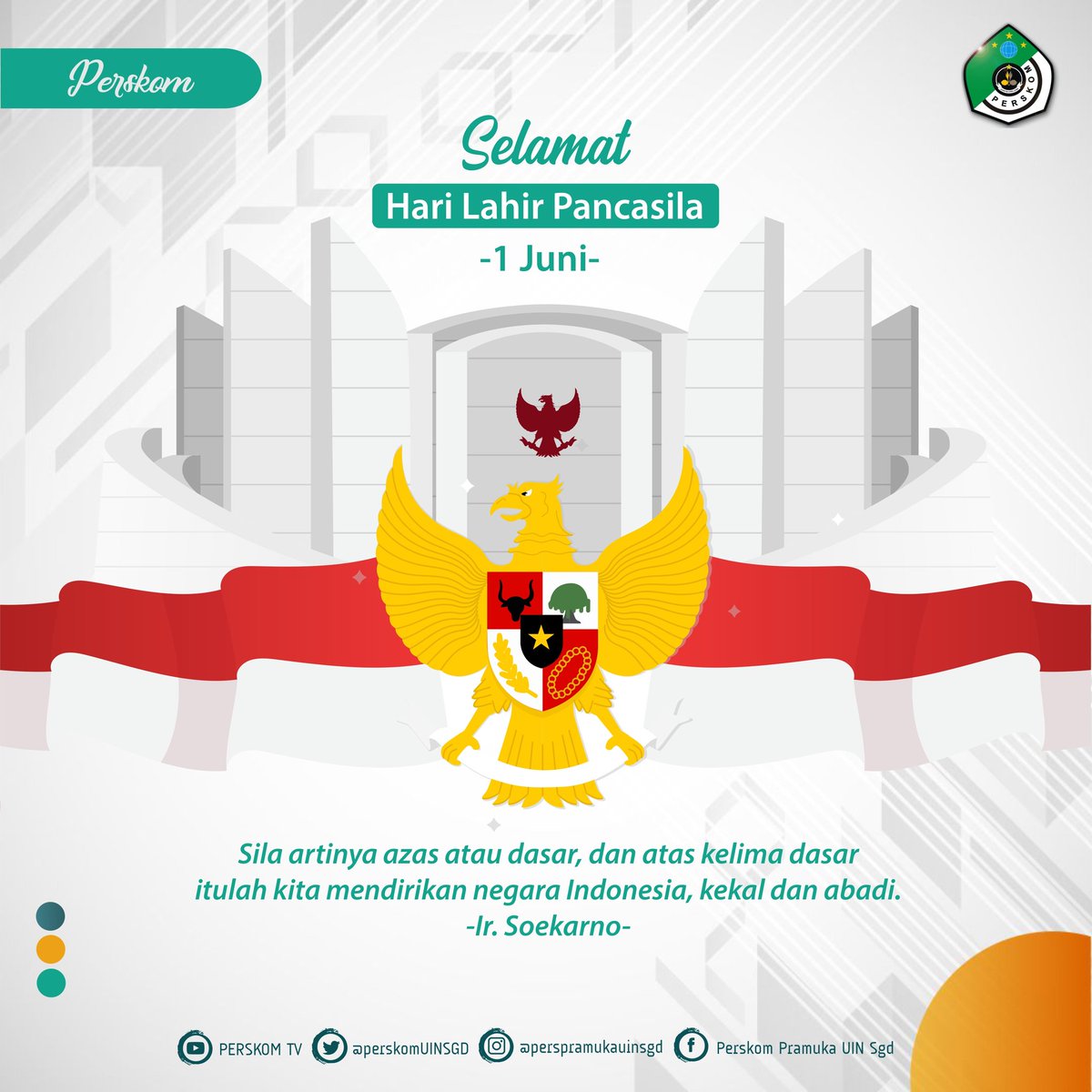 Semangat Pancasila!
..
#PancasilaSakti #HariLahirPancasila #harilahirpancasila2021 #pramuka