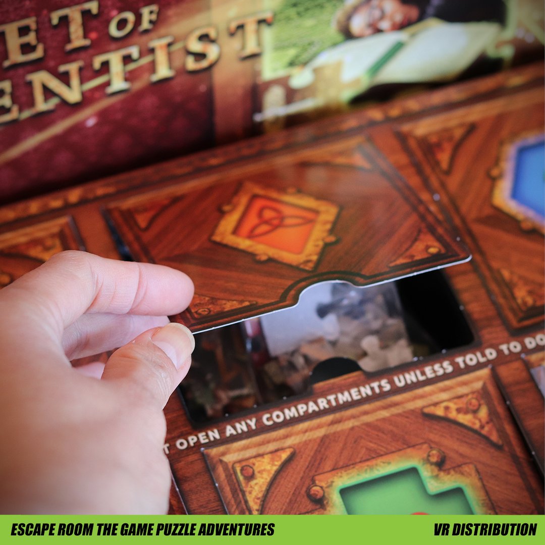 VR_Distribution's tweet image. A fun mash-up of an escape room game and jigsaw puzzle. In the Secret of the Scientist, a phone is ringing and you, a police officer, are called to the scene. You enter the house, find a dead body on the ground and the doors lock behind you. 👉 bit.ly/3ySsIbA