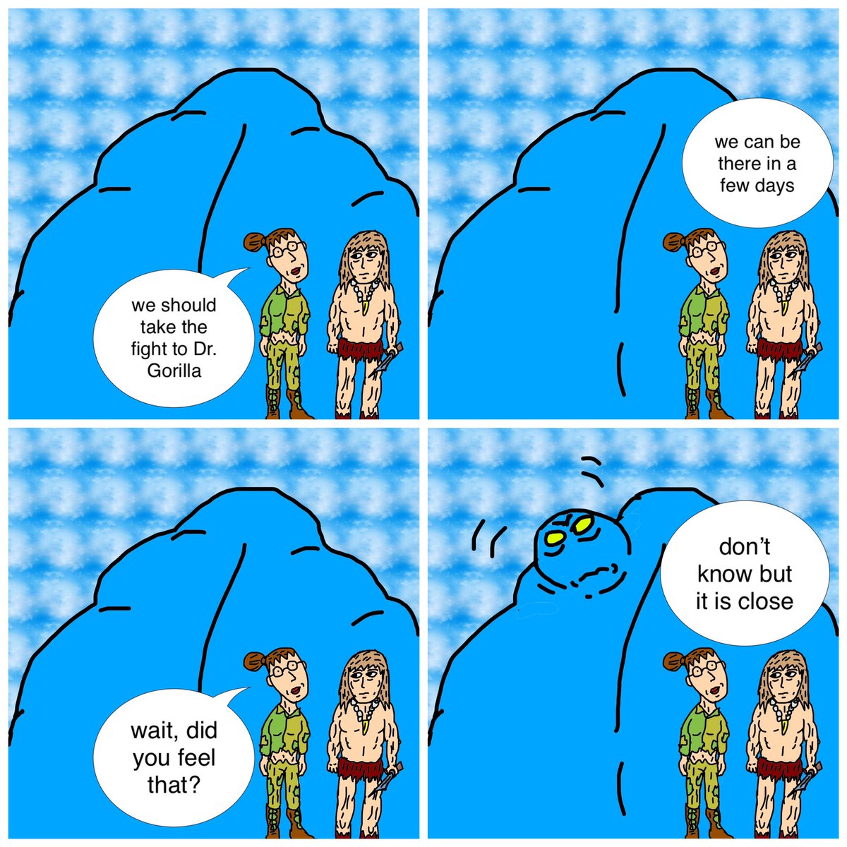 zbudgetdirector's tweet photo. Happy #MemorialDay. 

Here’s another installment of the weekly #webcomic: #karakoftheunknown. Things are heating up in the jungle. 

@WebComicNetwork @WebComicConnect #webcomics @cjzisi @halciber @ShintatheGoat #writingcommmunity #comics #comicbookwriting https://t.co/rpn8jFW9fp