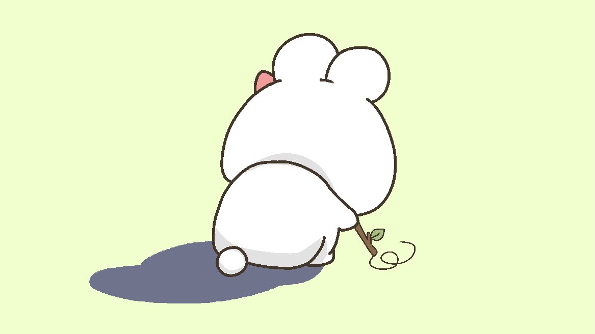 へそまげうさ イラスト 動物 可愛すぎるウサギ たままるのイラスト