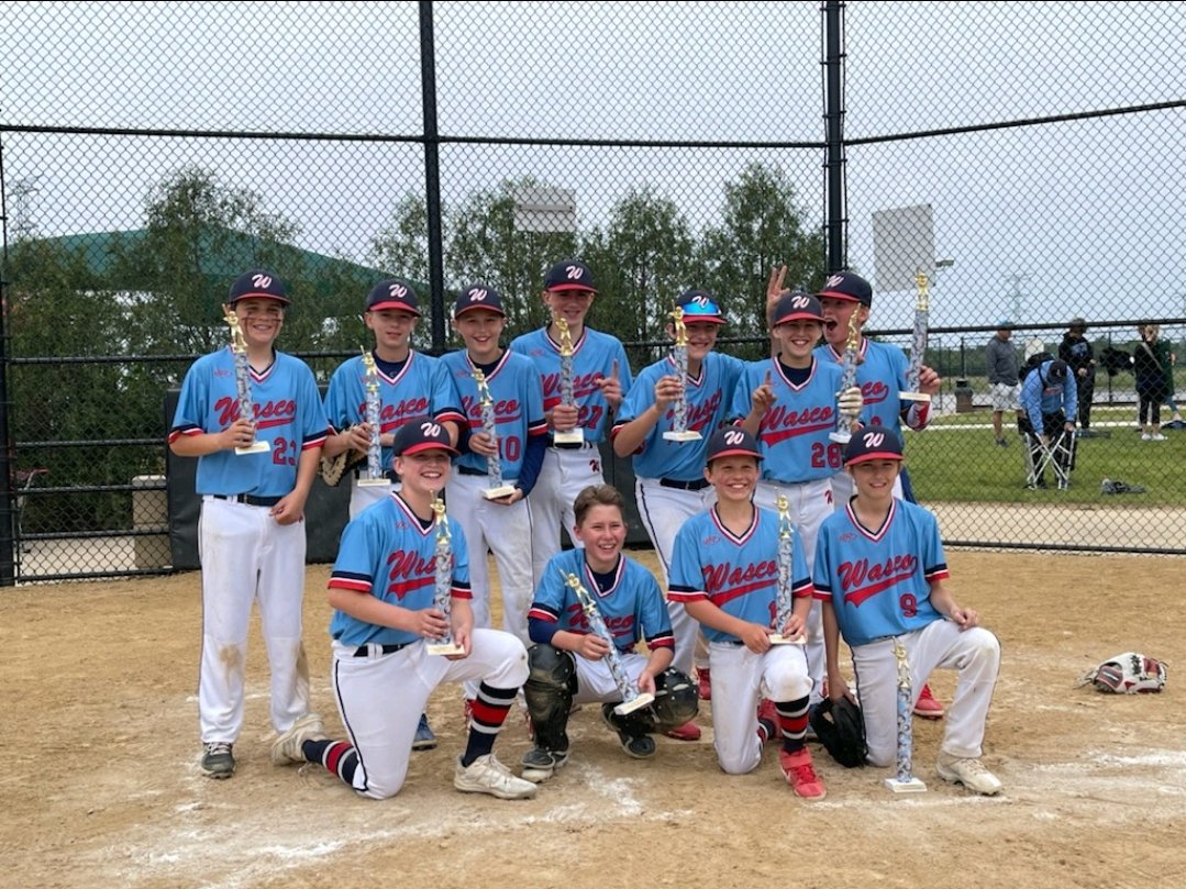 TravelWasco's tweet photo. 12u O'Connell wins the Winfield Wolves Memorial Day Classic. Congrats on a well earned championship. #process #bp @WascoBaseball https://t.co/bDRF7bCyKc