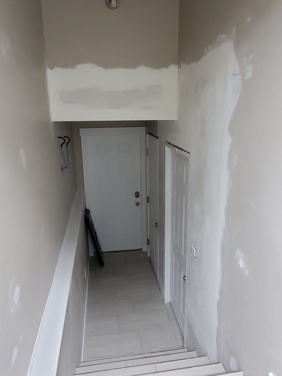 CatherineWhale2's tweet photo. Is it too late to buy a condo???? Overflow laundry tub upstairs reeked havoc in suite entrance way😳😳😳
I have had a few busy days getting it to the point of priming and soon painting😁 https://t.co/KHA3htpz8r