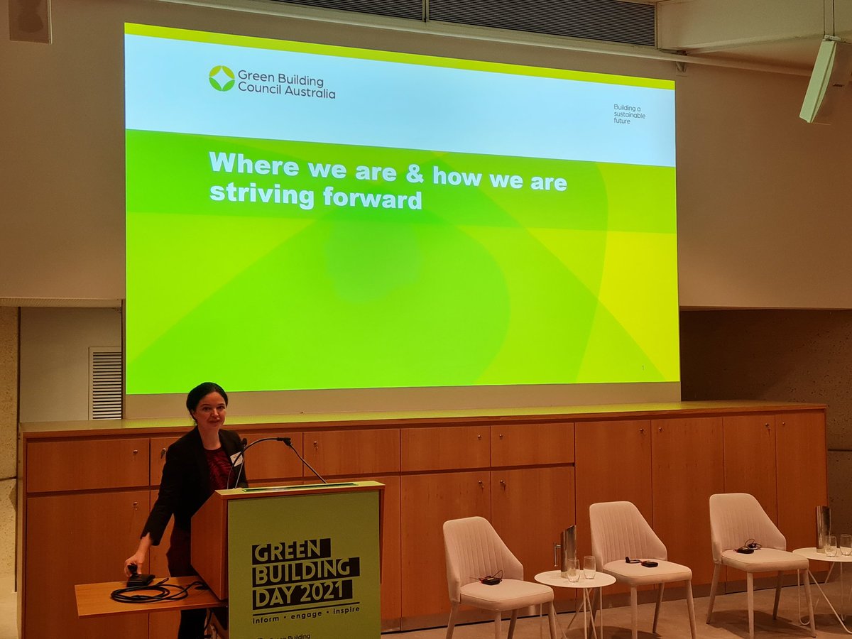 JezMans's tweet photo. Looking fwd to #GreenBuildingDay in Brisbane today @gbcaus @jochapa @rooney_davina such a broad range of #sustainability issues to address #climateaction #circulareconomy https://t.co/6spcCrI1db