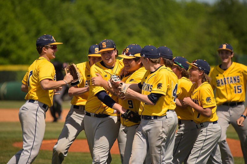sayrespartans's tweet photo. Sayre wins the 42nd District Baseball Tournament with a 4-3 win over Fredrick Douglass. The Spartans will find out on Wednesday who they will play next Saturday in the First Round of the 11th Region Tournament. #SayreBaseball https://t.co/qj8kId9AM8