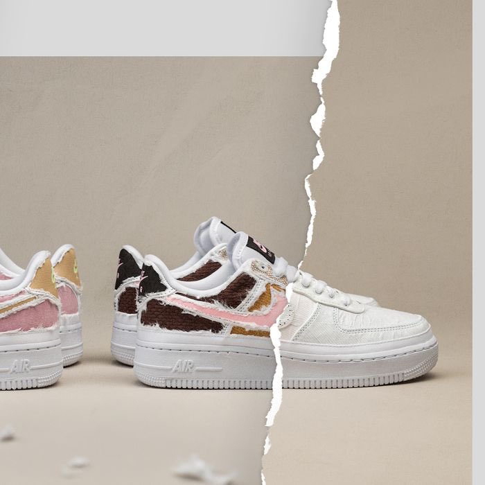 nike air force 1 tear away fauna brown
