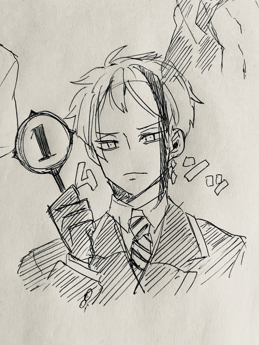 朝の一発描き 困り眉でやれやれって笑うと思ってたらまあまあ本気で怒ってて可愛い ササハラ10 3 シ21aの漫画