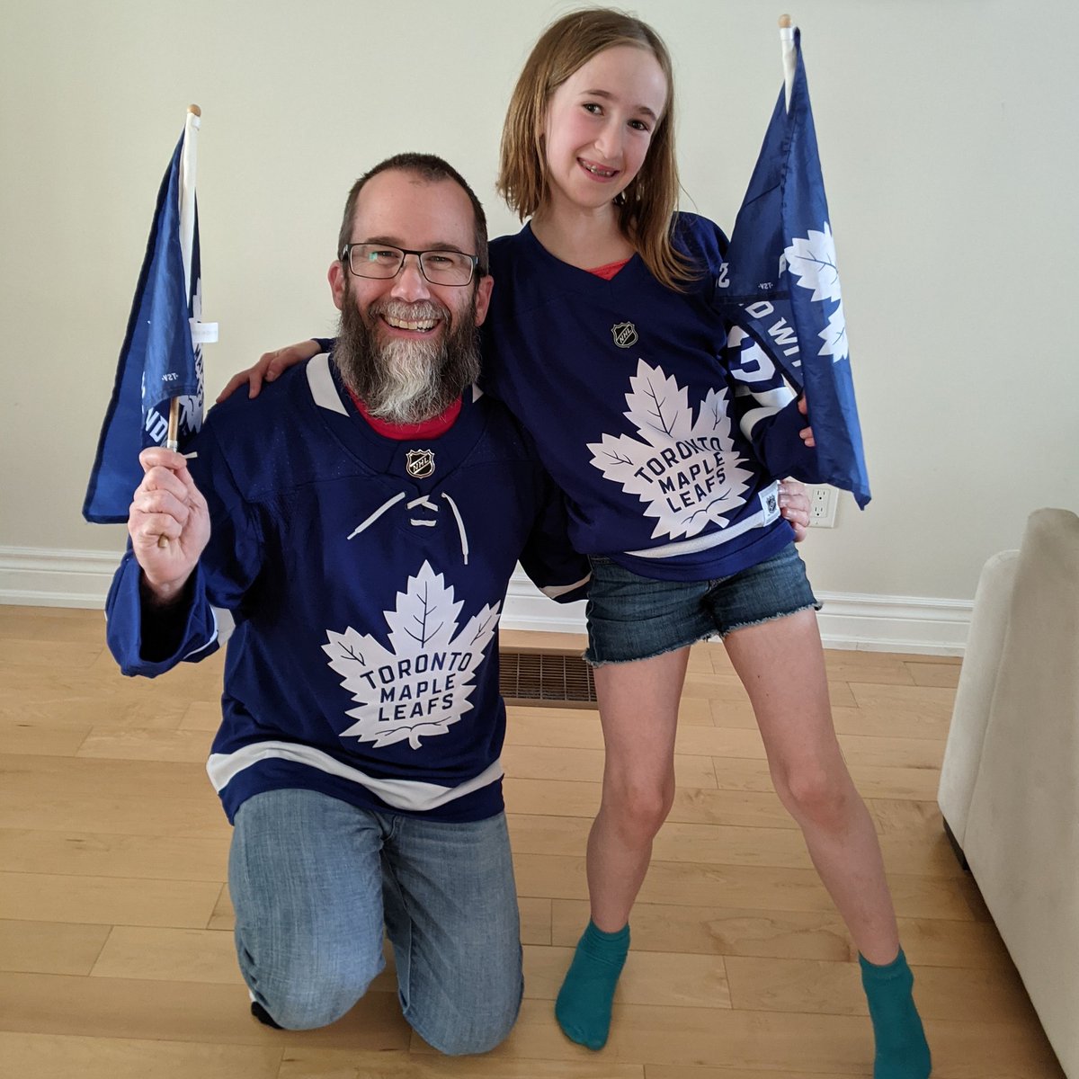We predict the @mapleleafs in 7 🤞🤞 #leafsforever #goleafsgo