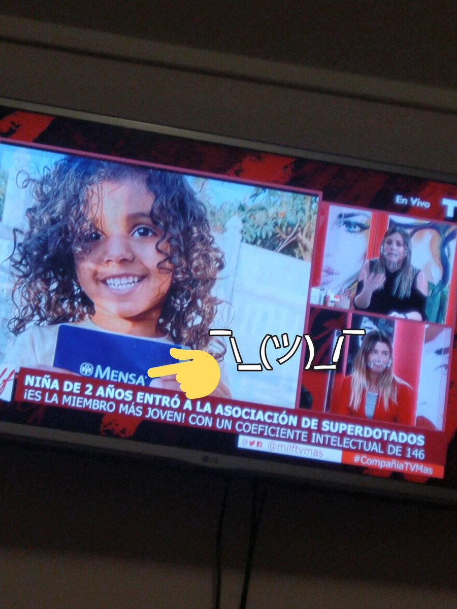 i_mbunny's tweet photo. #compañiatvmas @milftvmas me dió risa que la organización de superdotados se llame "mensa" jajajjaa es un poco irónico 😋 https://t.co/vBfgUhhOyI
