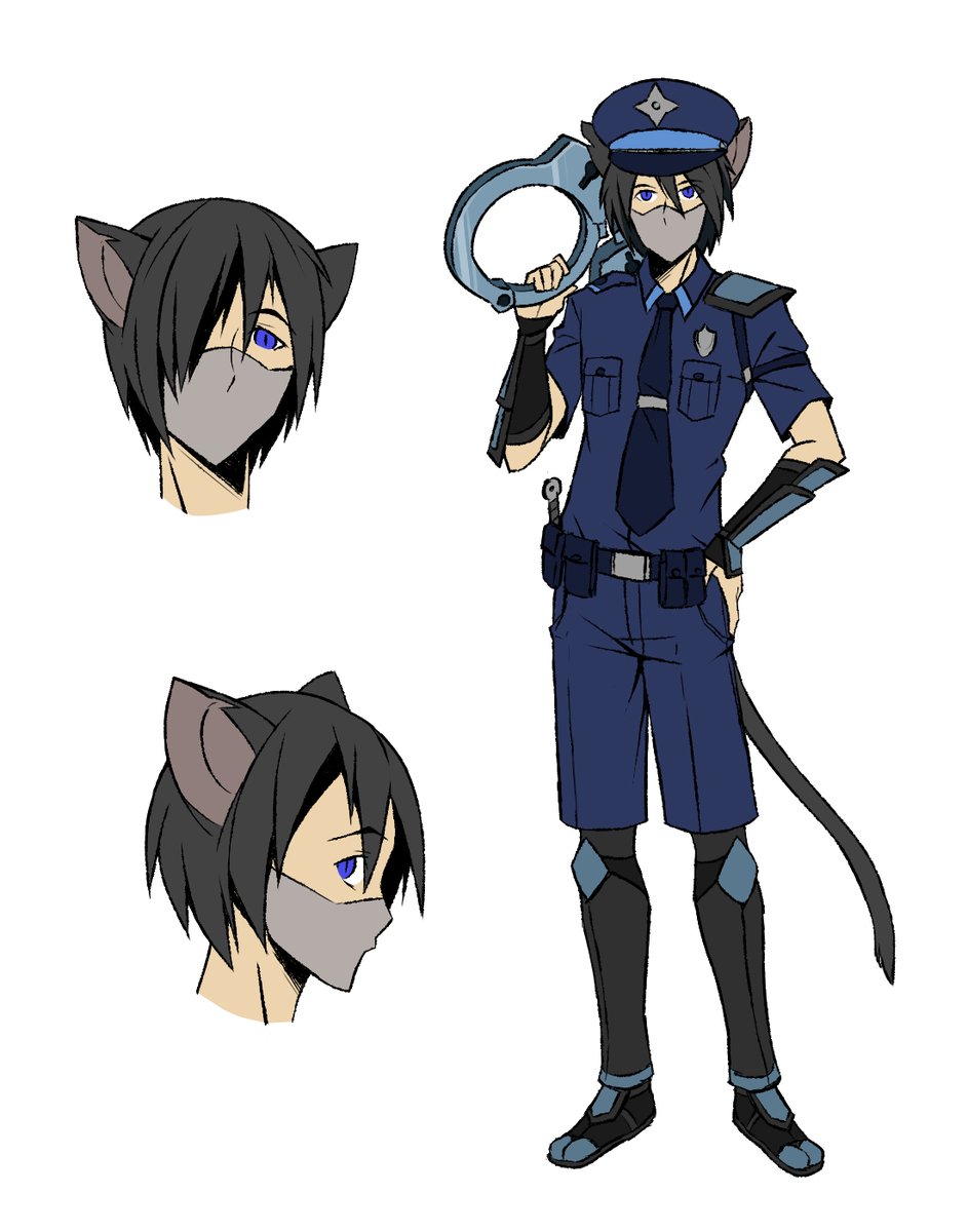 VDragol's tweet photo. #worldofpossibilities #wop #kato #catboy #ninjacop #ninja #cop
Design for Kato The NinjaCop https://t.co/CdbTC8IxwN