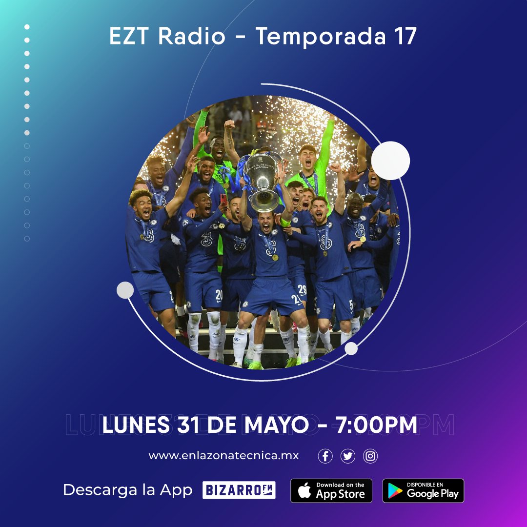 enlazonatecnica's tweet photo. Ya estamos preparados para hablar del #LunesDeCampeones por @bizarrofm 🏆
🕗 7pm
🌐 https://t.co/uDFTlf5byQ https://t.co/3R74RtzpVZ