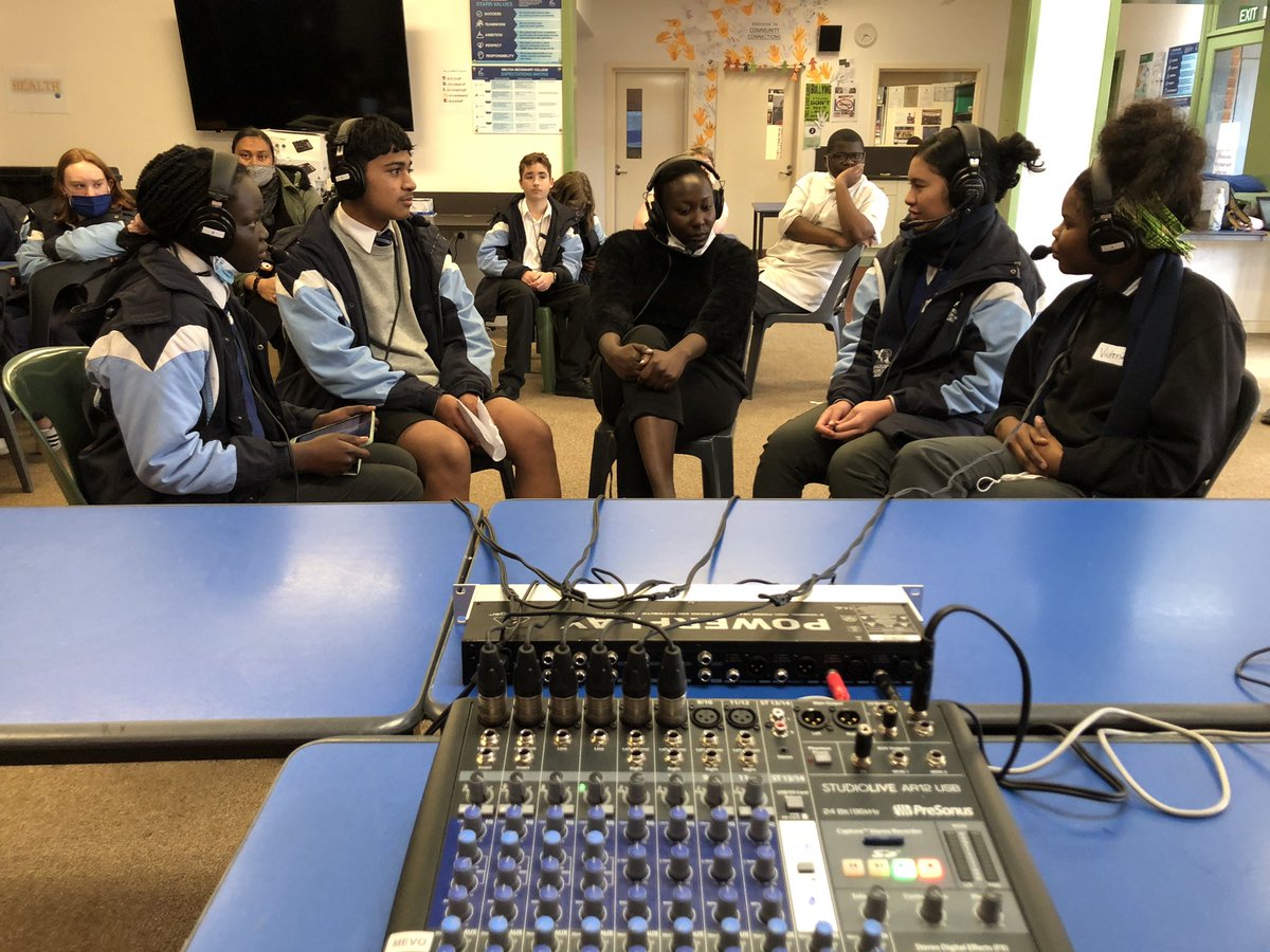 Had the pleasure to run podcast session <a href="/MeltonSecondary/">Melton Secondary</a> in Melb’s west. 

For supposed low socio-eco ‘hot spot’, what brilliant, impressive &amp; inspirational group of young people I got to work with 

I feel inspired working with the NEXT GEN.  
<a href="/Ralph_Barba/">Ralph Barba</a> <a href="/LIVEFM_Online/">LIVE FM</a>