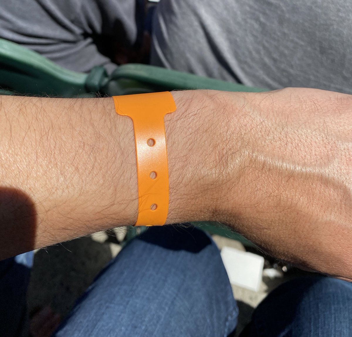 Was impressed when I heard about the <a href="/SFGiants/">SFGiants</a> having a vaxxed section at the ballpark! Less impressed when the process just turned out to be just saying yes when they asked if we were vaxxed.