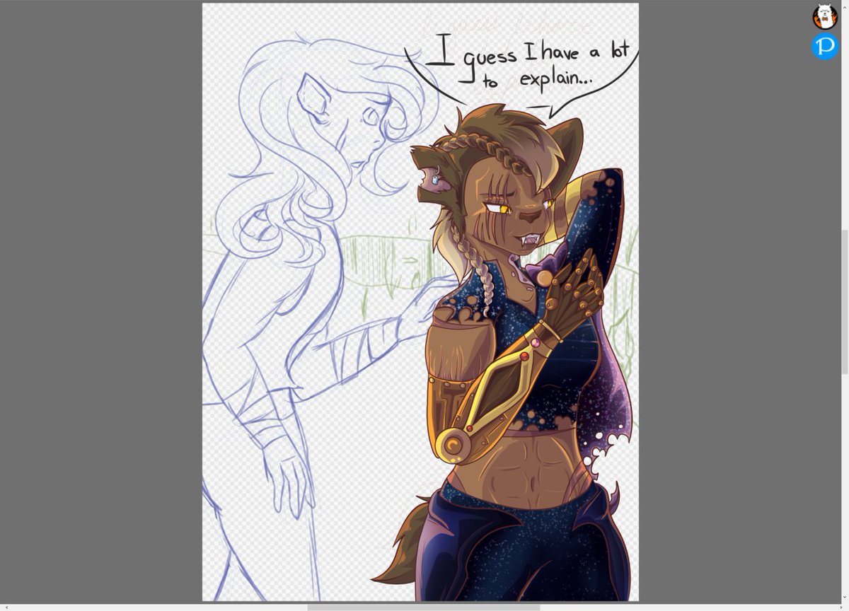 MoFox17's tweet photo. New WIP that I may never finish because I love Alala's part, but the rest is going to take SO MUCH work, with a character that doesn't have an official design.
#dnd #dndar #WIP #drawing #ArtistOnTwitter https://t.co/wfrvLXNqoh