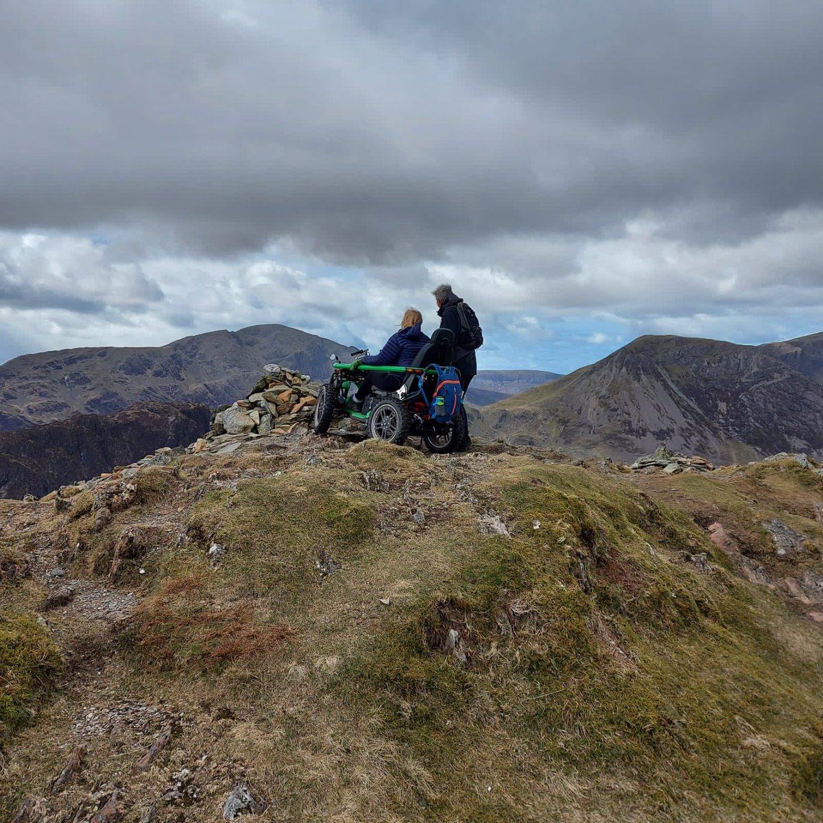 It’s a good feeling when you reach the top. Fleetwith Pike, Lake District.