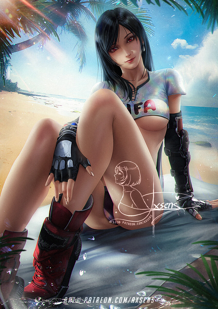 Tifa Lockhart Final Fantasy by - Axsens. 