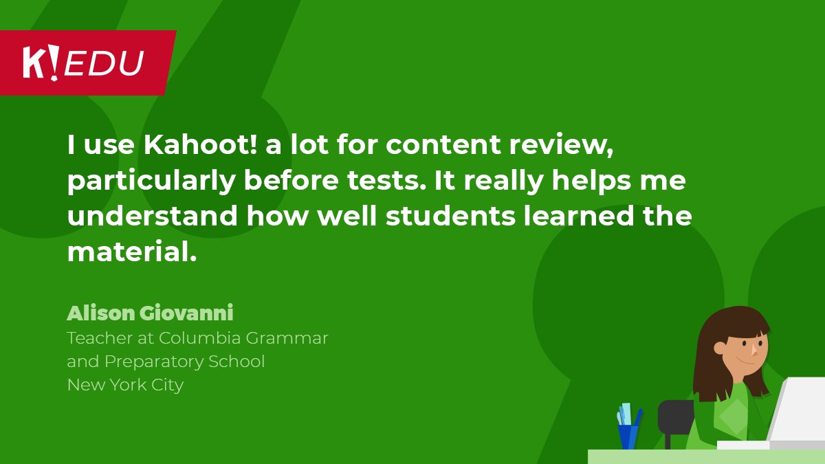Kahoot's tweet photo. 💯 When reviewing content in a hybrid learning environment, Kahoot! challenges can help your students ace their test 📝 
https://t.co/UGKPkPXEUa https://t.co/vDu2nPCPup