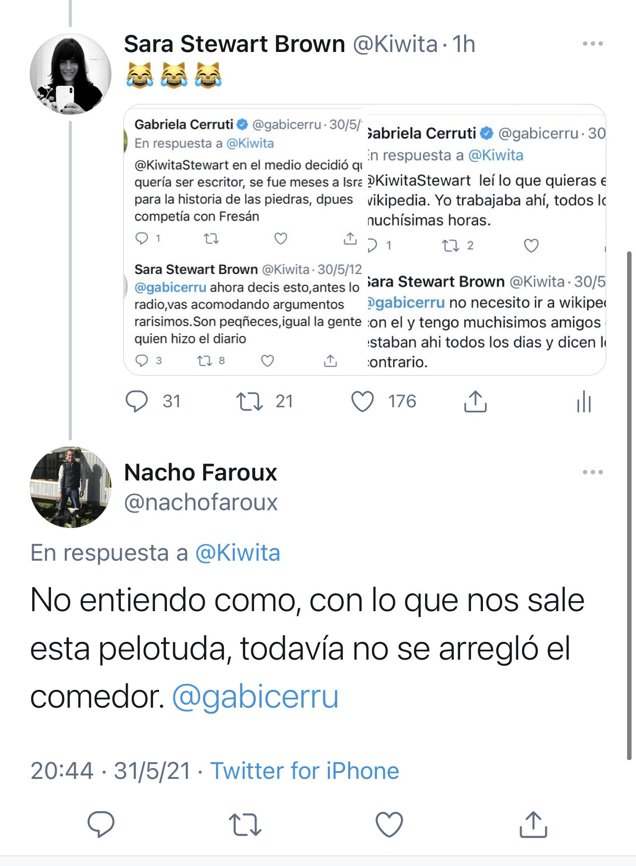 Sara Stewart Brown  auf X: „BLOCK al que arroba, se entendió?  https://t.co/V96XJm7dDF“ / X