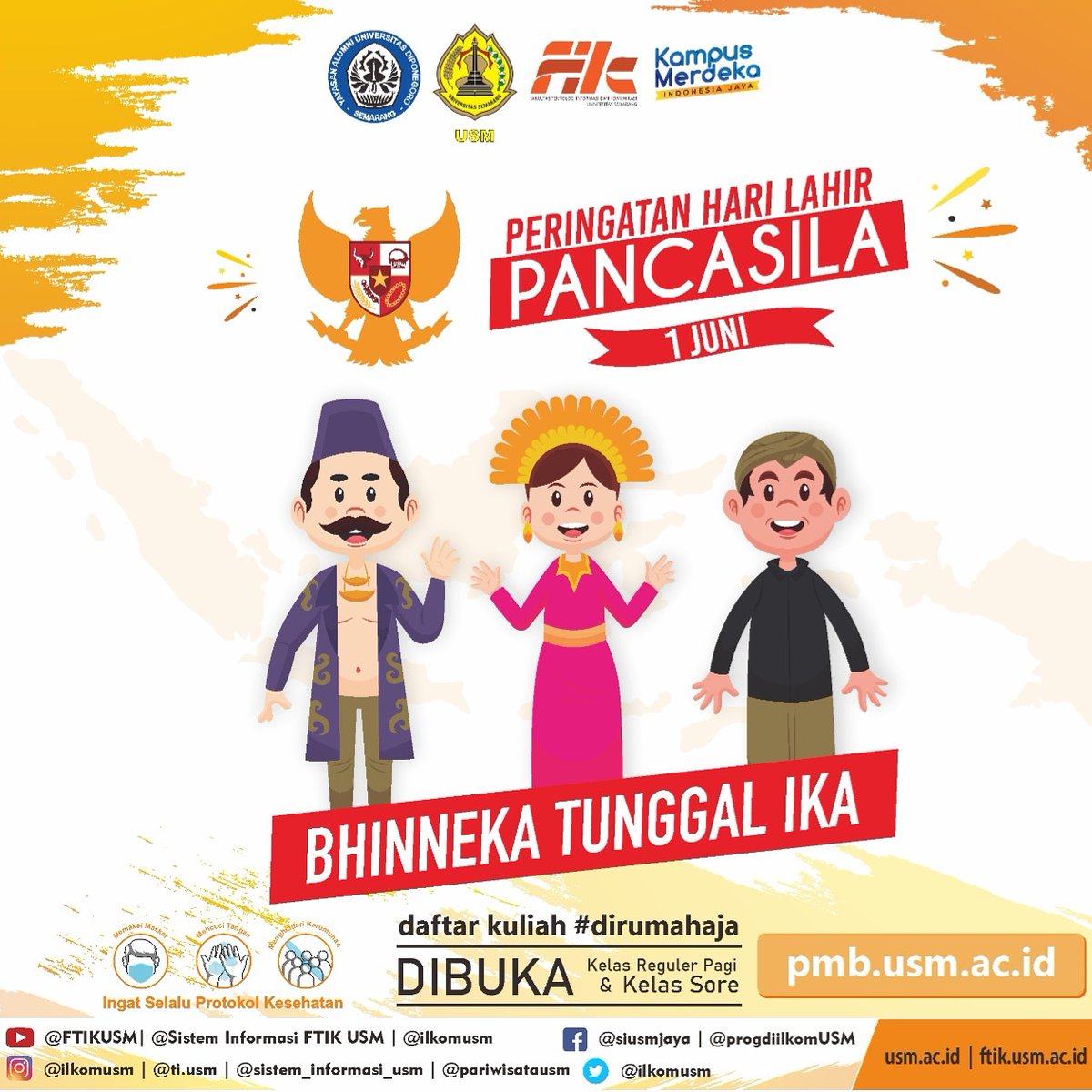 Kami Indonesia, kami Pancasila.