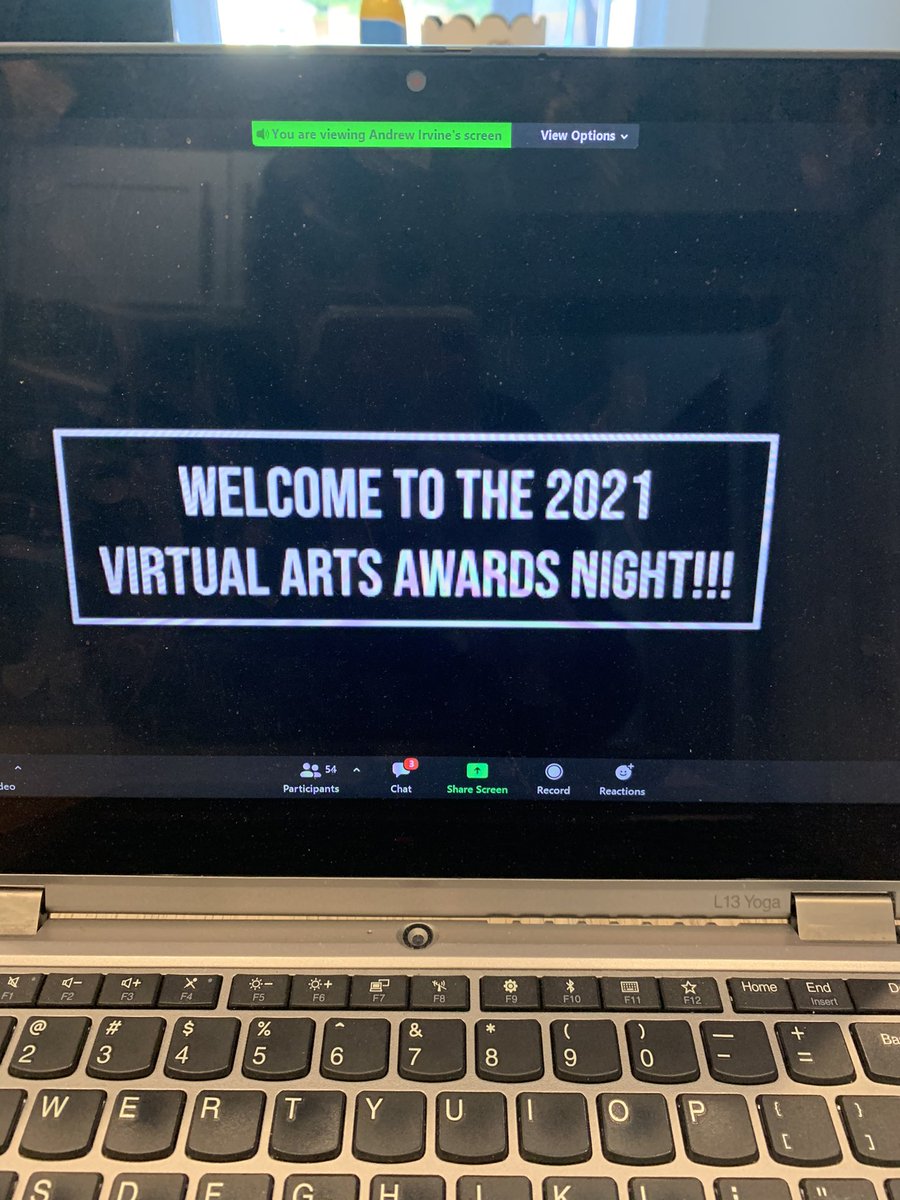 sttheresamid's tweet photo. An amazing virtual Arts night tonight!  Congrats to all the award winners! Thank you to our amazing Arts department teachers for continuing to inspire a love of the Arts in our students! https://t.co/EHPv6KXsWw