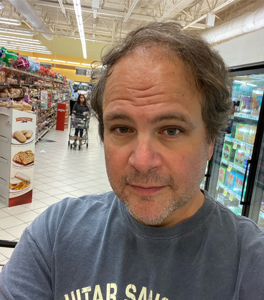 EddieTrunk's tweet photo. First supermarket trip in well over a year today with no mask! Mask mandate over in NJ if fully vaxed. Was awesome but felt almost weird initially. Hoping it’s done for good! https://t.co/RhVi0BPgVc