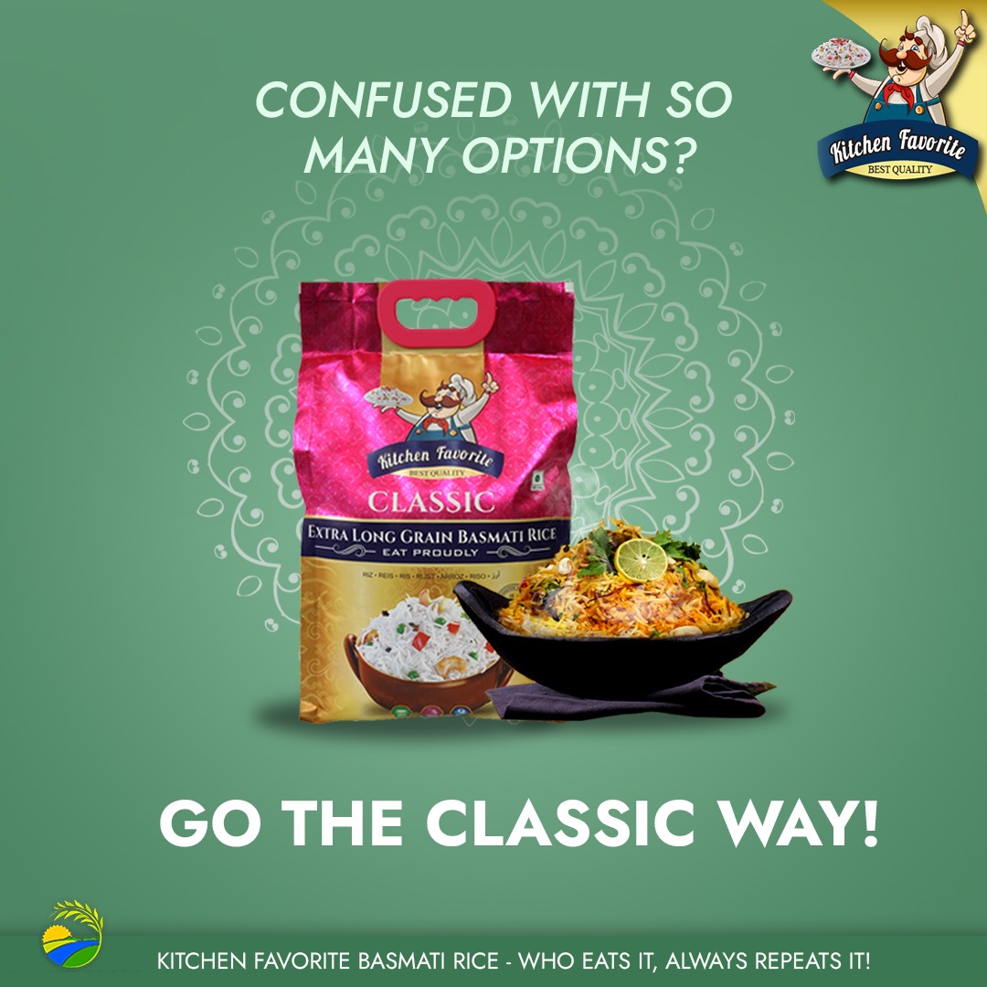 KitchenFavorite's tweet photo. Go The CLASSIC Way With Special #KitchenFavorite Basmati Rice.
Kitchen Favorite's Classic Basmati Rice - Who Eats it, Always Repeats It!
๐ Kindly Visit your nearest store in Australia and ask for #KitchenFavorite's CLASSIC https://t.co/efjuRYC0uf