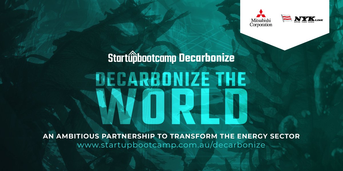 Startupbootcamp, in partnership with Mitsubishi Corporation and <a href="/nyklineofficial/">日本郵船 / NYK Line Official</a> have announced the launch of their new Decarbonize program. Be a part of the ambitious program and transform the energy sector. Apply: startupbootcamp.com.au/programs/decar… 
#sbcaus #sbcdecarbonize #energy #tech