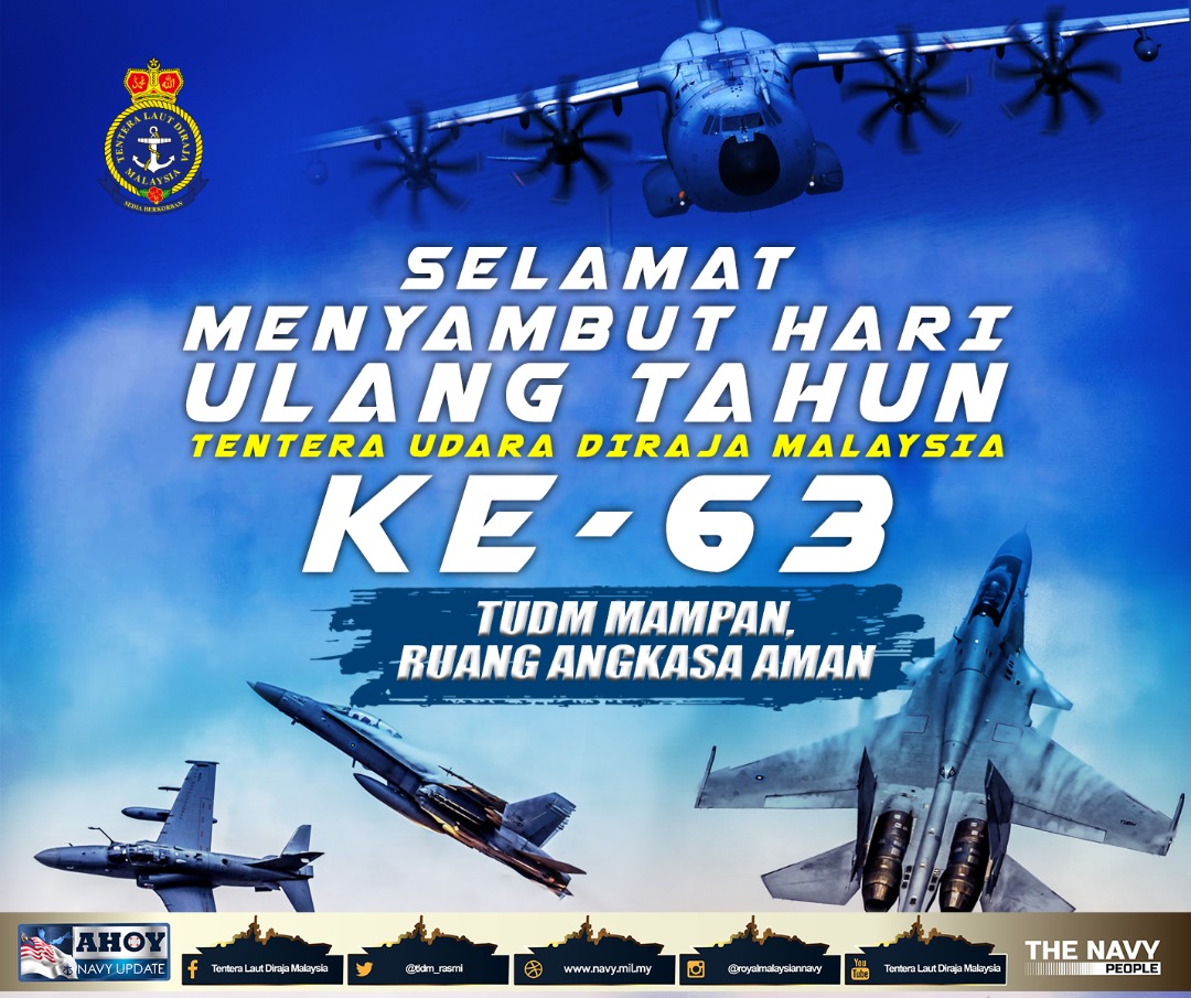 KdsiWisma's tweet photo. Selamat Hari Ulang Tahun Untuk Warga TUDM Semua
#backbone
#Disini Lahirnya Pelaut Muda https://t.co/2NTjtRVVVj