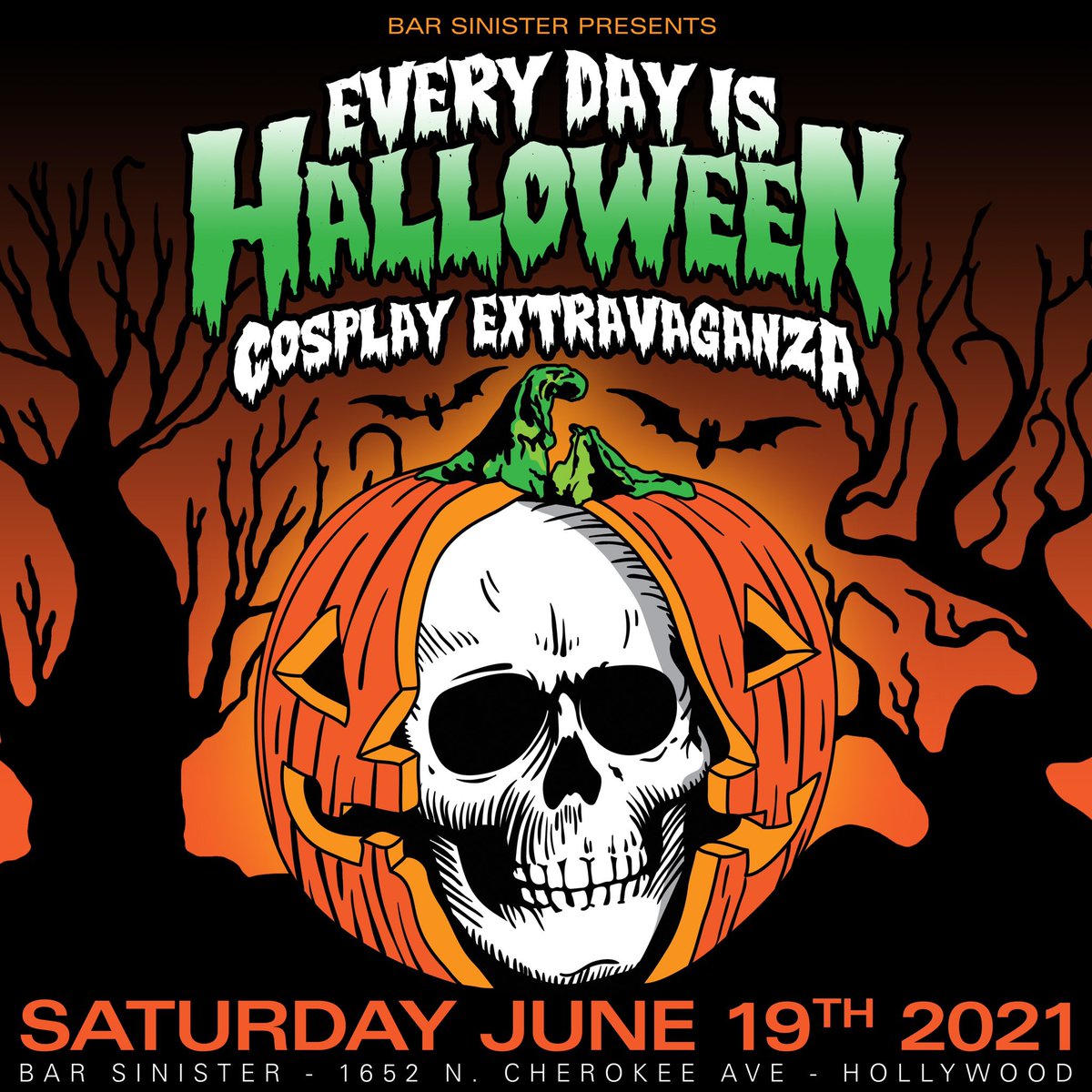 jpeg01's tweet photo. 🎃☠️Every Day Is Halloween - Cosplay Extravaganza☠️🎃 SATURDAY JUNE 19  @clubbarsinister 
_
Event/Artwork by @jpeg01 
_
#JPEG #JPEG01 #Hollywood #Barsinister #dj #seratodj #pioneerdj #ddjsx #deejay #digitaldj #music #nightlife #Goth #gothgoth #halloween #everydayishalloween https://t.co/CK9D2tPL3n