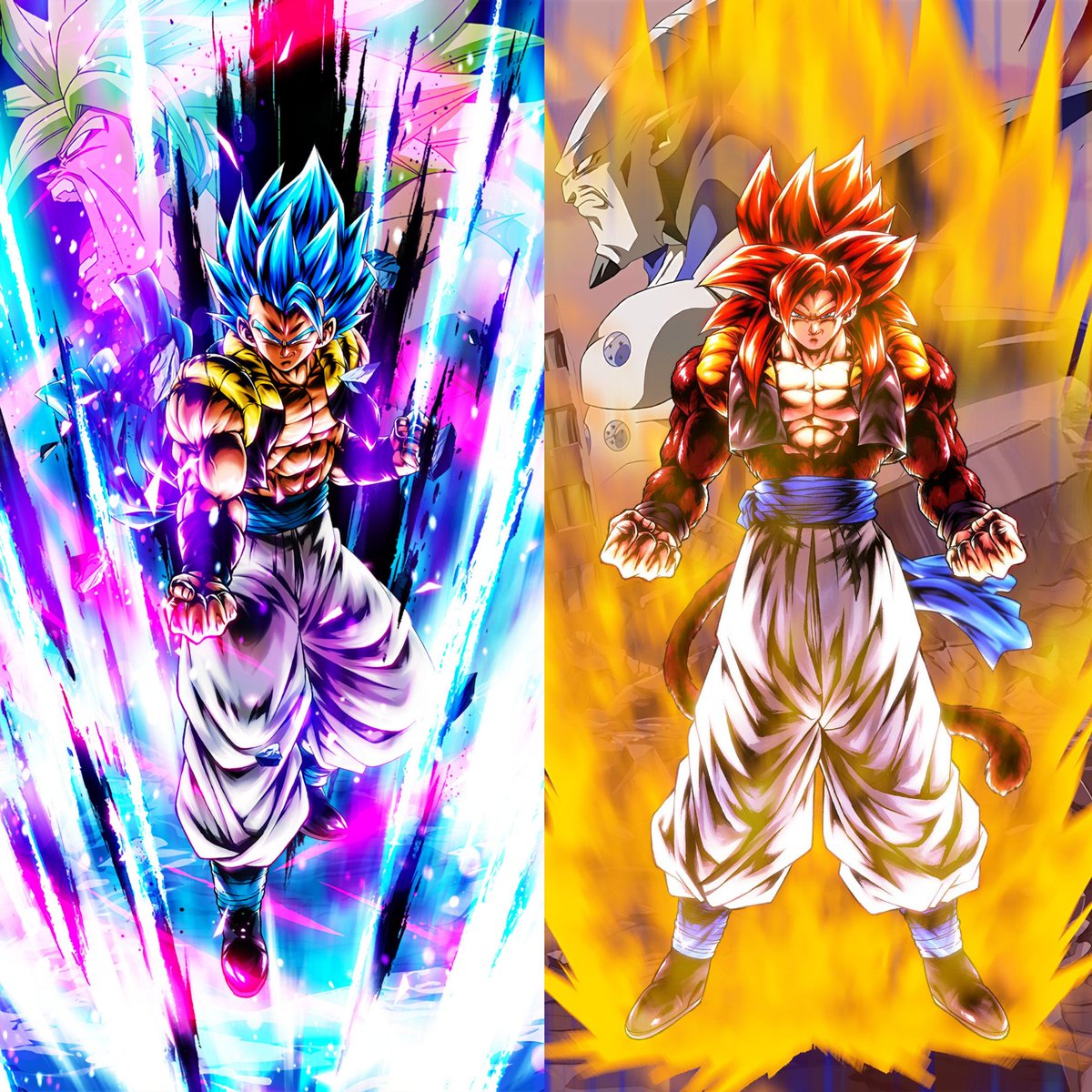 Lr Gogeta Blue Super Saiyan 4 Gogeta Vs Super Saiyan God Ss Gogeta 超サイヤ人4ゴジータ Vs 超サイヤ人ゴッドssゴジータ Bestfusion