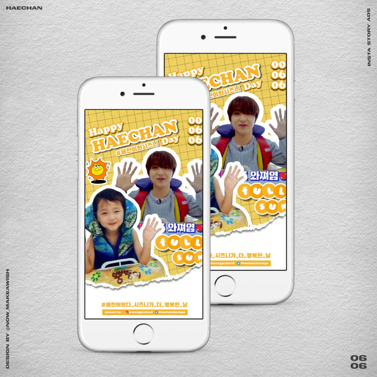 makeawish_std's tweet photo. ✨ 𝑷𝒓𝒆𝒗𝒊𝒆𝒘 19 Instagram Story Ads
#happyhaechanday #HAECHAN #instastoryads #jasadesign #design #kpopbirthday #nct #nctdream #birthdaydesign #kpopdesign #freebies #freebiesidea #kpopfreebies #kpopdesign #kpopbirthday #NCTdesign #EXOdesign #BTSdesign #Blackpinkdesign https://t.co/8RHDBUEYJL