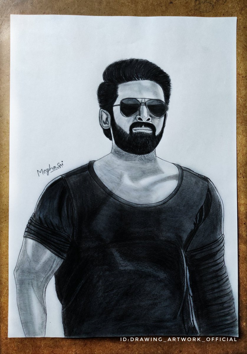 Actor prabhas sketch - Allstuff360 - Drawings & Illustration, People &  Figures, Celebrity, Actors - ArtPal