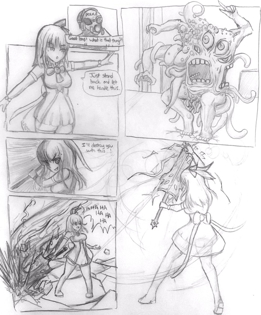 Magical girls lol

Also read right to left, sorry. 