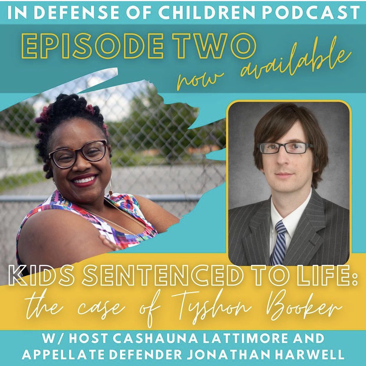 KnoxPDCLO's tweet photo. Tune in to the 2nd ep. of the #InDefenseofChildren podcast to hear our appellate defender Jonathan Harwell discuss children being sentenced to life in prison in TN. We are so proud of the work our juvenile and appellate defenders do on behalf of accused children in our community. https://t.co/8JCUsZk642