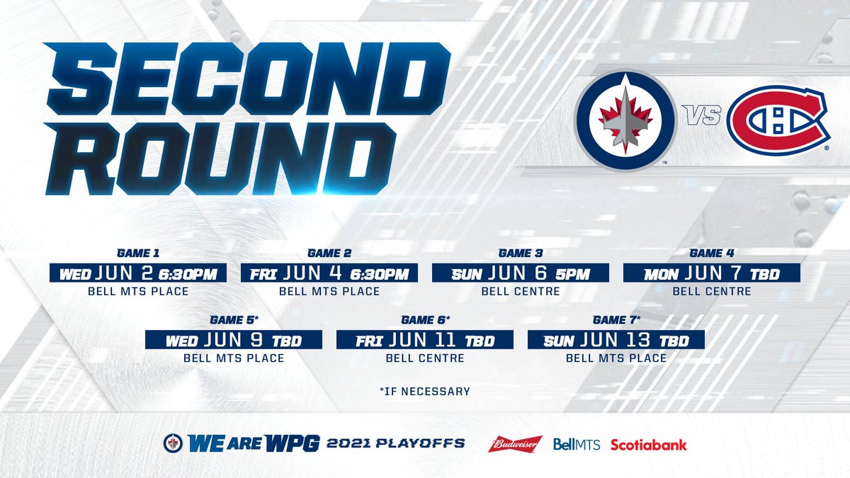 NHLJets's tweet photo. See you Wednesday, @CanadiensMTL! 😏 #WeAreWPG https://t.co/jbqtVfLRjY