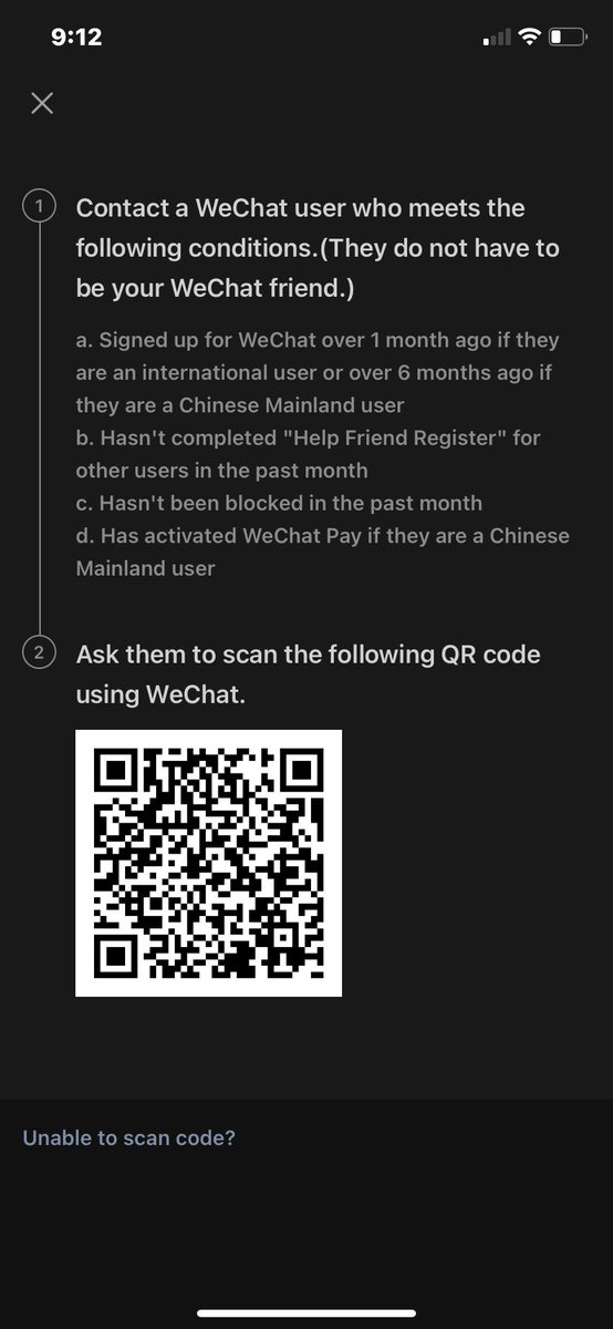 Limelightss2's tweet photo. #wechat Can someone verify me on #wechat it won't let me pass this section.
My WeChat number is +1 8029953049!! Someone helppppp i cant pass this #WeChat #helpmelogin #BestFanArmy #TopSellingSong #help https://t.co/1pAu0ci3ik