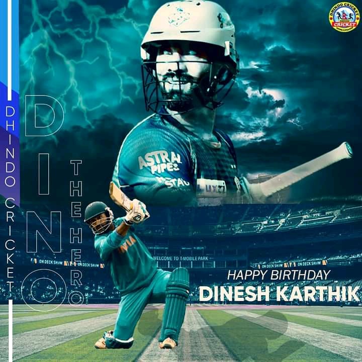 Happy Birthday Dinesh karthik 