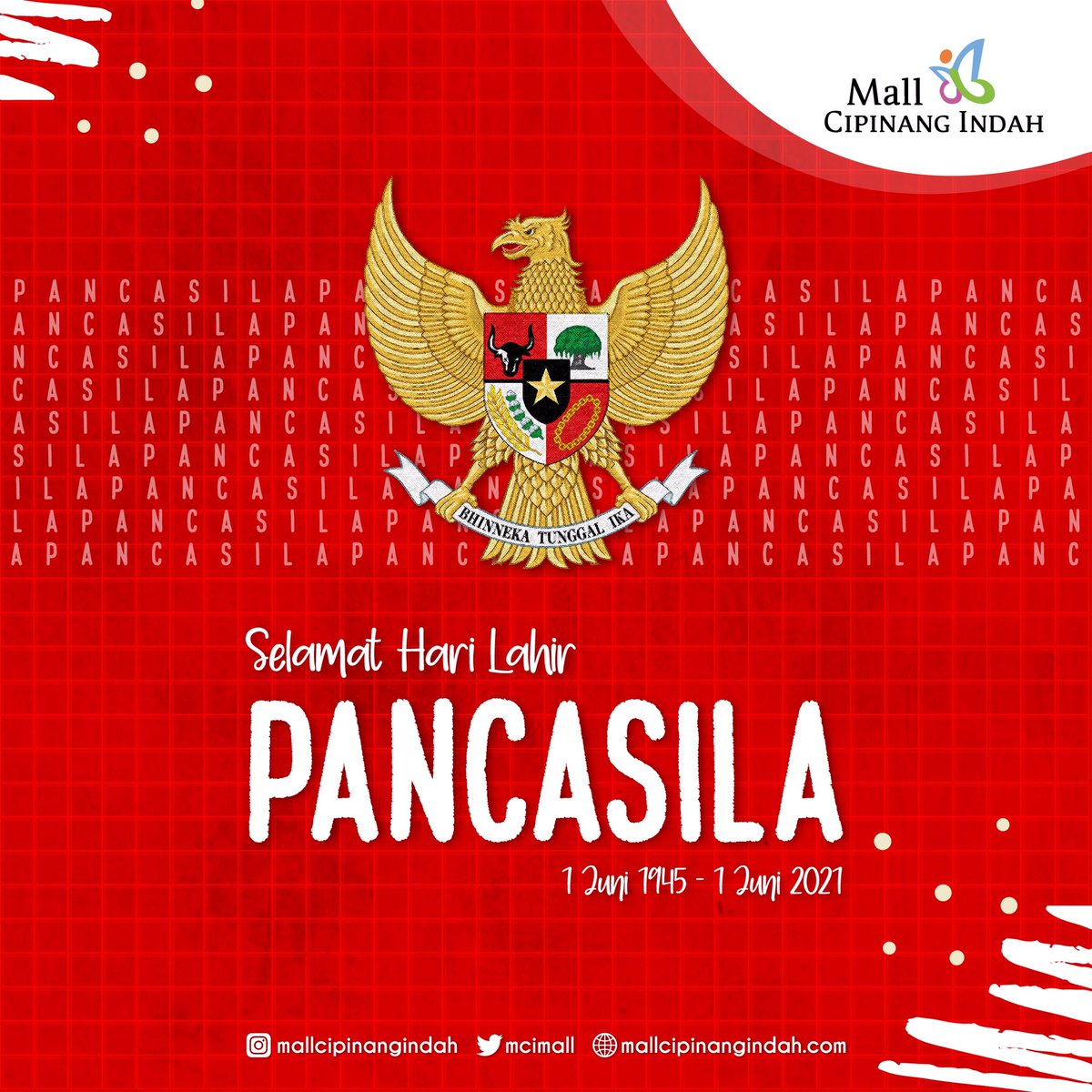 Segala bentuk perbedaan tidak seharusnya membuat kita jauh, karena sejatinya pancasila adalah ideologi yang menyatukan bangsa Indonesia.

Selamat #harilahirpancasila2021 #MCIlovers

Mari kita tanamkan nilai-nilai dalam sila Pancasila untuk hidup berbangsa &amp; bernegara.