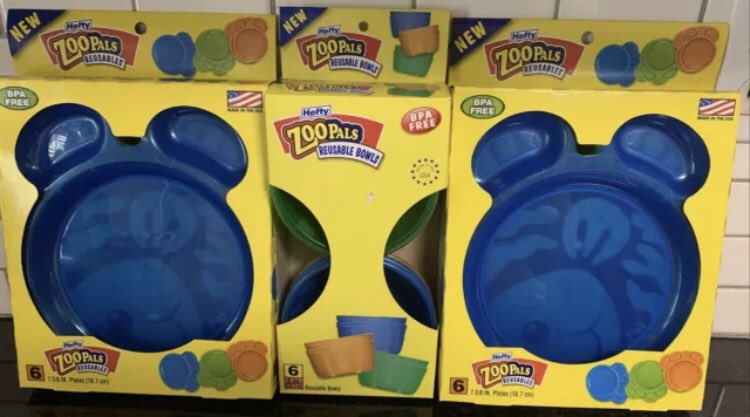 Hefty Zoo Pals Bowls