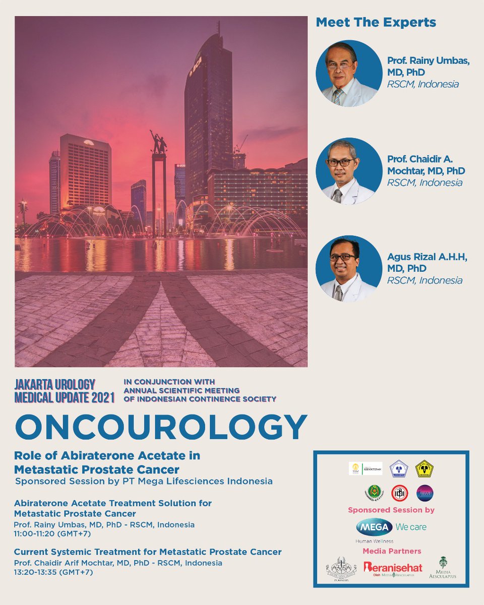 jumpjakarta's tweet photo. Be ready for the 3rd day of #JUMP2021. Gain yourself many updates on metastatic prostate cancer, radical cystectomy, endoscopic management of UTUC, as well as BPH endourology and medical treatment on Oncourology and BPH Session from both national and international experts https://t.co/4aE9Z30KFB