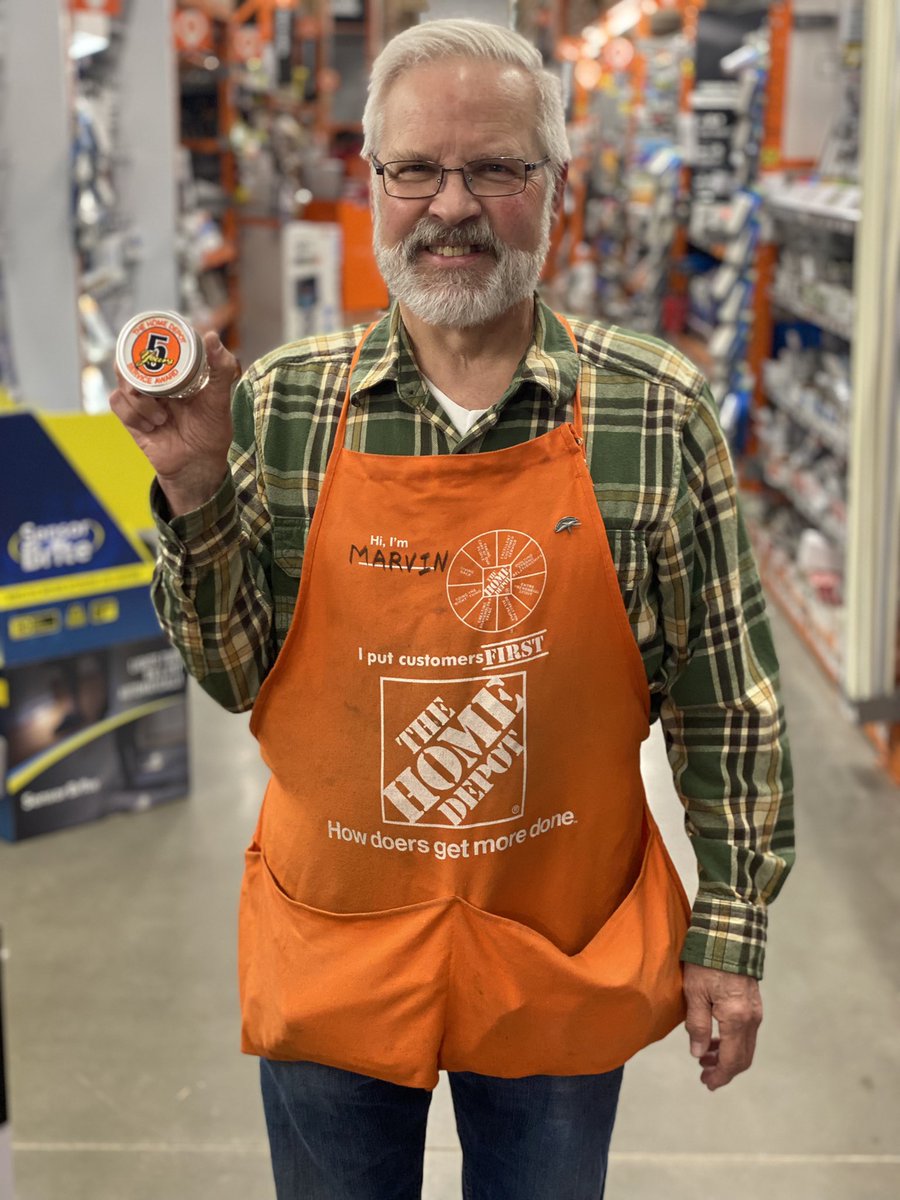 Mighty 5!! Congratulations to our  amazing plumbing associate Marvin! 🧡