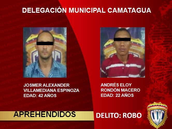 🚨APREHENDIDOS🚨

Funcionarios adscritos a esta Delegación Municipal realizan la aprehensión de dos (02) sujetos identificados como: Josmer Villamediana y Andrés Rondón por el delito de robo.

La aprehensión se llevó a cabo en el municipio San Casimiro.
instagram.com/p/CPg1VAPhQcx/…
