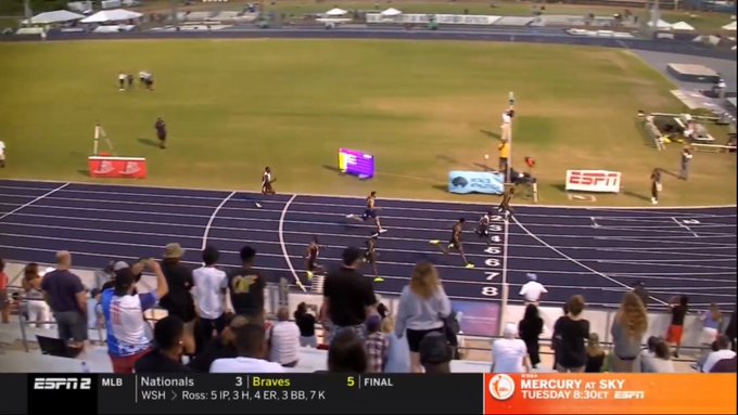 Athletics Teen Erriyon Knighton Breaks Usain Bolt Record