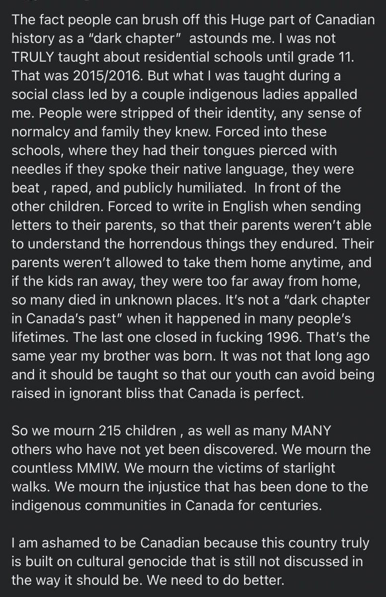 XxDanellyXx's tweet image. We as a country need to do better. 

#ResidentialSchools #CanadasGenocide