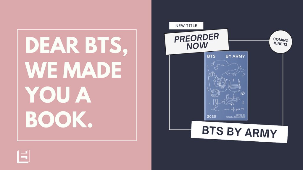 bulletproof_hq's tweet photo. Dear BTS, 
We made you a book for your 8th anniversary. 
Love, ARMY.

💜 Preorder now https://t.co/Js0NthBaNU

#BTS #BTSARMY #BTSbyARMY #DearBTSLoveARMY https://t.co/cs8Q8DTqPi