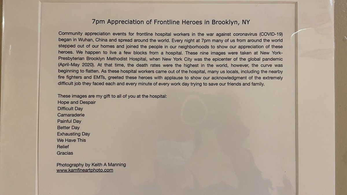 Thank you Keith A. Manning for capturing meaningful moments during 7pm salute’s with our team #HealthcareHeroes <a href="/NypbmhE/">NYPBMH_ED</a>