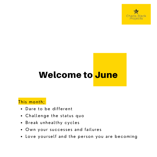 CharisBlackPro's tweet photo. Whatever you believe this month, you can achieve. Stay positive and committed. We wish you the very best June has to offer.

#happynewmonth #june2021 #june #CBP #CBProjects #charisblackprojects https://t.co/g3RGSl7tqP