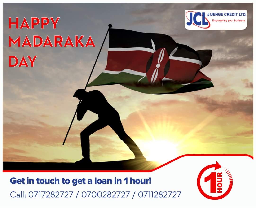 JijengeL's tweet photo. A day that reminds us of the history, strength and love our nation beholds. From our family here at Jijenge to yours, we wish you a Happy Madaraka Day. 
#MadarakaDay https://t.co/XVeH8pdji2