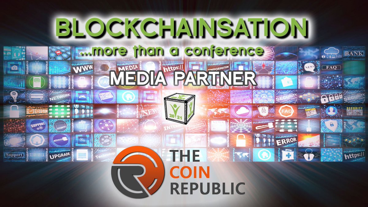 Blockchainsati1's tweet image. Proudly presenting our next supporting partner TheCoinRepublic at Blockchainsation. ...the conference you just need to attend.
3 Weeks to go tickets available until 7.6.2021

#blockchainsation #conference #blockchain #allaboutcrypto